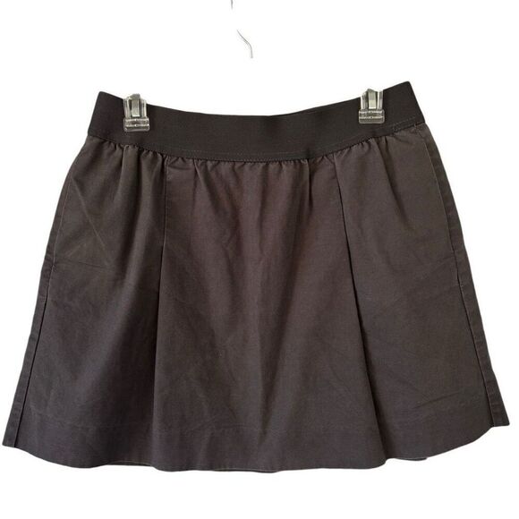J. Crew Gray Skirt Heavyweight Cargo Feeling Elastic Waistband Pocket Size 6 - Picture 1 of 7